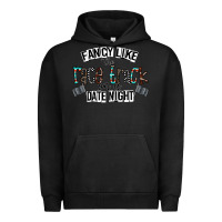 Pigment Black fancy like the race track on a date night Urban Hoodie - CowhideDigitalArt