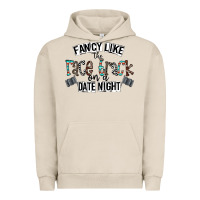Pigment French Oak fancy like the race track on a date night Urban Hoodie - CowhideDigitalArt