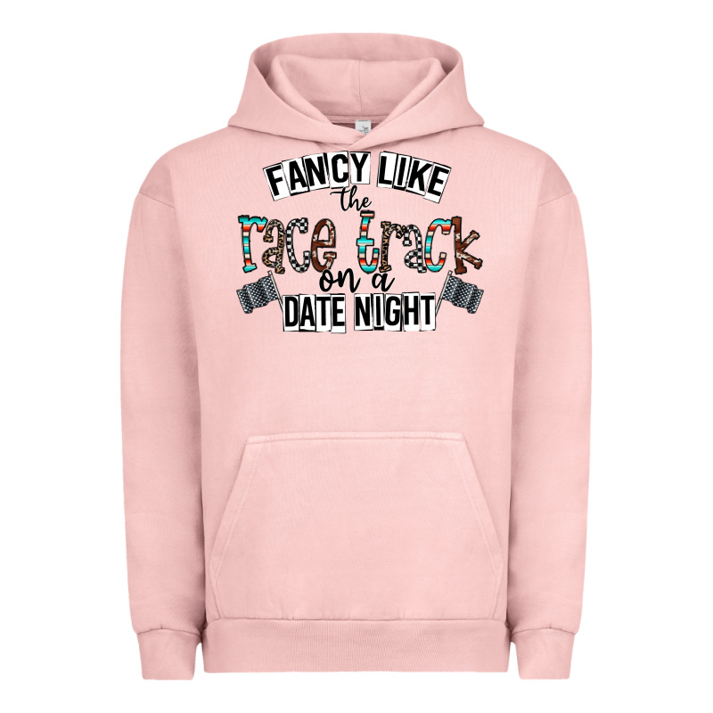 Fancy Like The Race Track On A Date Night Urban Hoodie by CowhideDigitalArt | Teevron