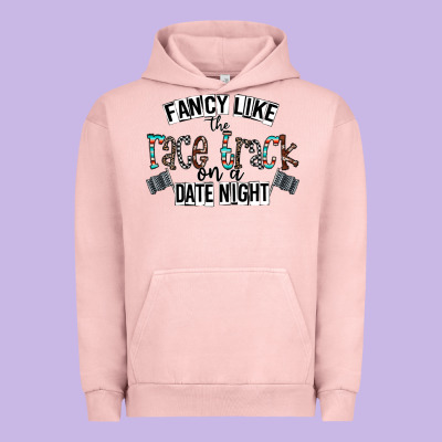 Fancy Like The Race Track On A Date Night Urban Hoodie Designed By Cowhidedigitalart