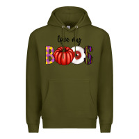 Army Green love my boos Premium Hoodie - CowhideDigitalArt