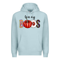 Blue Mist love my boos Premium Hoodie - CowhideDigitalArt