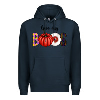 Navy love my boos Premium Hoodie - CowhideDigitalArt