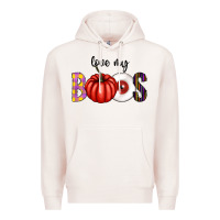 Pale Pink love my boos Premium Hoodie - CowhideDigitalArt