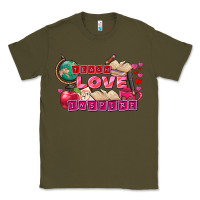 Army Green Valentine's Day Teach Love Inspire Classic Tee - FaDigitalArtStudio