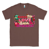 Chestnut Valentine's Day Teach Love Inspire Classic Tee - FaDigitalArtStudio