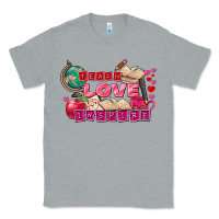 Heather Grey Valentine's Day Teach Love Inspire Classic Tee - FaDigitalArtStudio