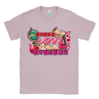 Lilac Valentine's Day Teach Love Inspire Classic Tee - FaDigitalArtStudio