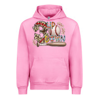Fuchsia Pink three up down Urban Hoodie - RacoonDesign