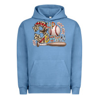 Pigment Pebble Blue three up down Urban Hoodie - RacoonDesign