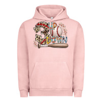 Pigment Salmon three up down Urban Hoodie - RacoonDesign
