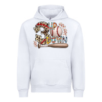 White three up down Urban Hoodie - RacoonDesign