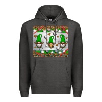 Charcoal Heather western golf gnome Premium Hoodie - HRA Design Shop
