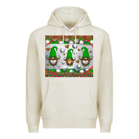 Oatmeal Heather western golf gnome Premium Hoodie - HRA Design Shop