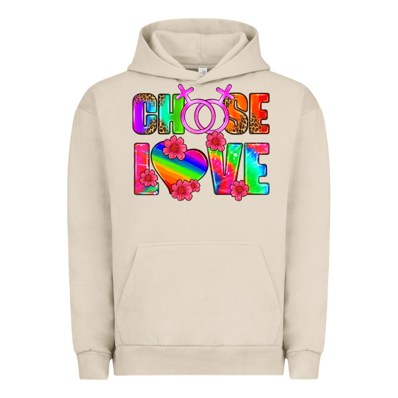 Choose Love (lesbian) Urban Hoodie by HRA Design Shop | Teevron