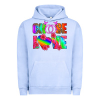 Pigment Grape Ice choose love (lesbian) Urban Hoodie - HRA Design Shop