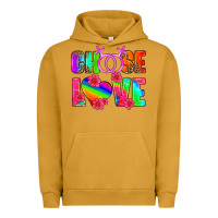 Pigment Peanut Butter choose love (lesbian) Urban Hoodie - HRA Design Shop