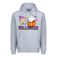 Heather Grey my 1st halloween Premium Hoodie - CowhideDigitalArt