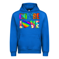 Cobalt choose love (gay) Urban Hoodie - HRA Design Shop