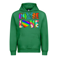Emerald choose love (gay) Urban Hoodie - HRA Design Shop