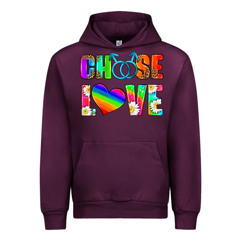 Choose Love (gay) Urban Hoodie by HRA Design Shop | Teevron