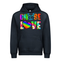Navy choose love (gay) Urban Hoodie - HRA Design Shop