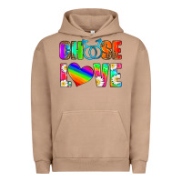 Pigment Burro choose love (gay) Urban Hoodie - HRA Design Shop