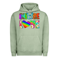 Pigment Oil Green choose love (gay) Urban Hoodie - HRA Design Shop