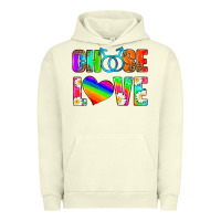 Pigment Pistachio choose love (gay) Urban Hoodie - HRA Design Shop