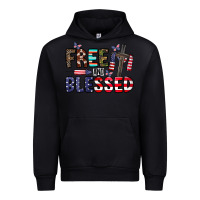 Black free and blessed Urban Hoodie - CowhideDigitalArt