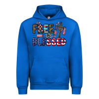 Cobalt free and blessed Urban Hoodie - CowhideDigitalArt