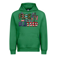 Emerald free and blessed Urban Hoodie - CowhideDigitalArt
