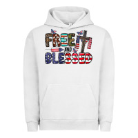 Pigment Lunar Rock free and blessed Urban Hoodie - CowhideDigitalArt