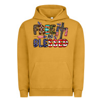 Pigment Peanut Butter free and blessed Urban Hoodie - CowhideDigitalArt
