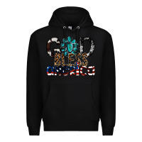 Black god bless america Premium Hoodie - SublimationCraftShop