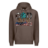 Coffee god bless america Premium Hoodie - SublimationCraftShop