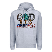 Heather Grey god bless america Premium Hoodie - SublimationCraftShop