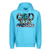 Ocean Blue god bless america Premium Hoodie - SublimationCraftShop