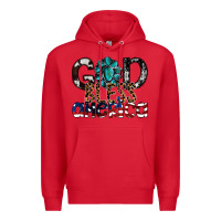 Red god bless america Premium Hoodie - SublimationCraftShop