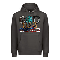 Smoke god bless america Premium Hoodie - SublimationCraftShop