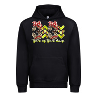 Black three up theree down softball Urban Hoodie - RacoonDesign