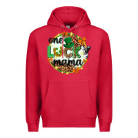 Cardinal One lucky mama  St. Patricks Day Premium Hoodie - Neo Western