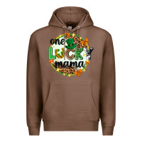 Chestnut One lucky mama  St. Patricks Day Premium Hoodie - Neo Western