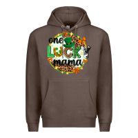 Coffee One lucky mama  St. Patricks Day Premium Hoodie - Neo Western