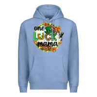 Colony Blue One lucky mama  St. Patricks Day Premium Hoodie - Neo Western