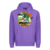 Purple One lucky mama  St. Patricks Day Premium Hoodie - Neo Western