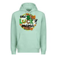 Seafoam One lucky mama  St. Patricks Day Premium Hoodie - Neo Western