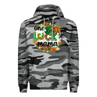Slate Camo One lucky mama  St. Patricks Day Premium Hoodie - Neo Western