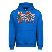 Cobalt three up theree down Urban Hoodie - RacoonDesign