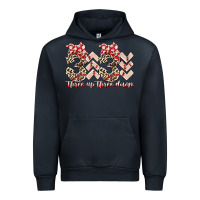 Navy three up theree down Urban Hoodie - RacoonDesign